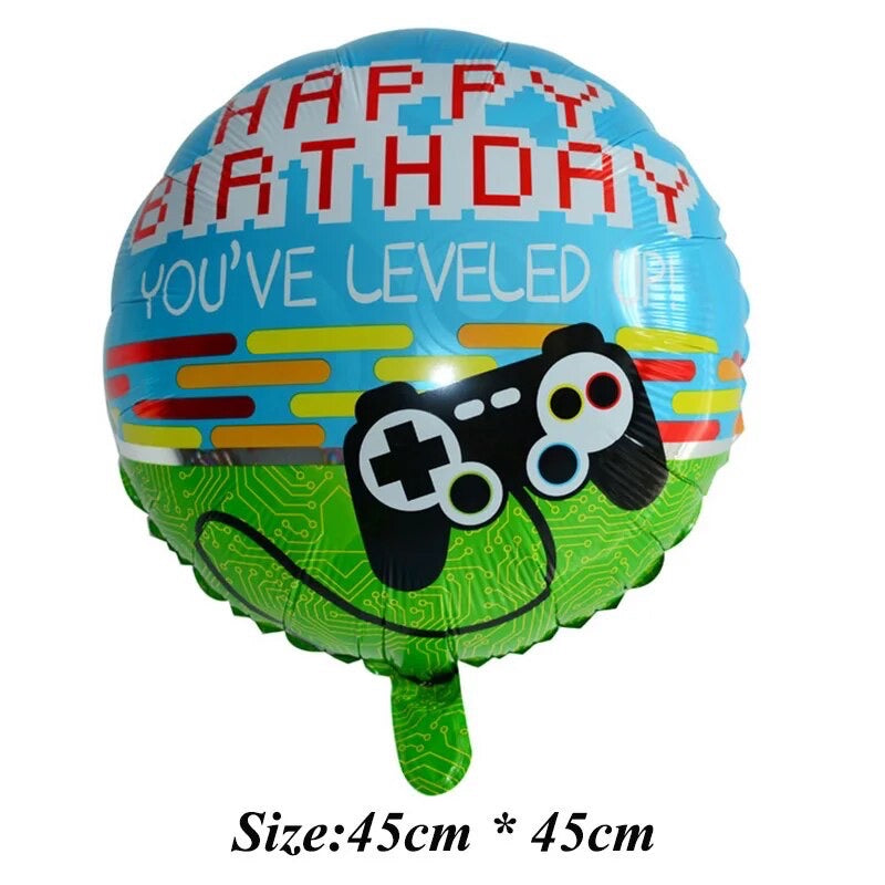 Gamer Birthday Balloon Set