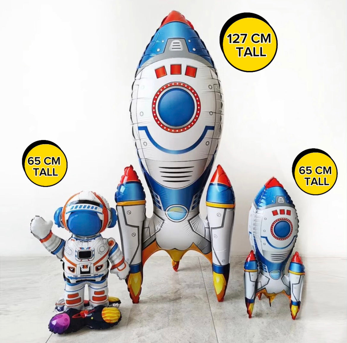 Rocket and Astronaut Balloon Set - All 3