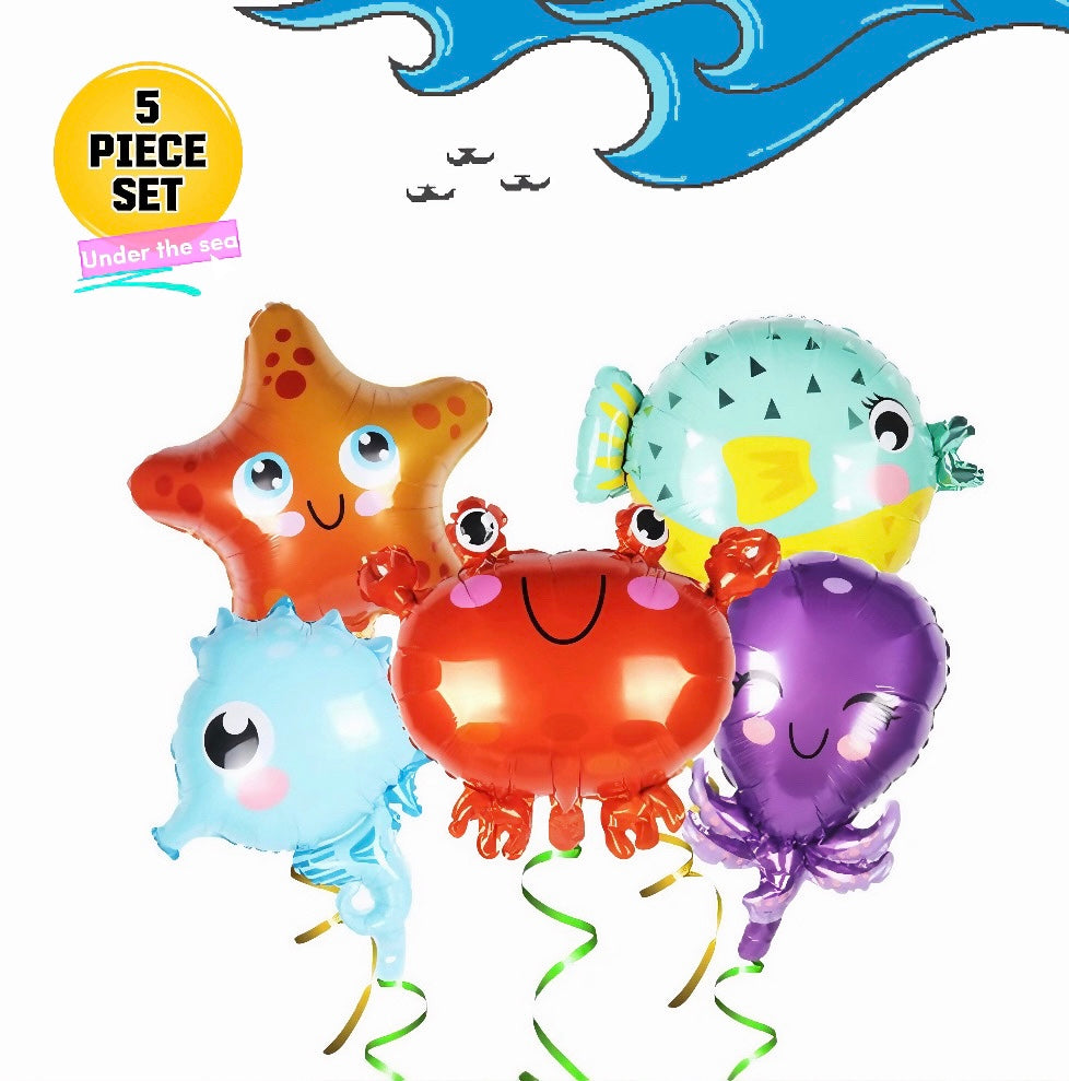 Under the Sea Balloons - Set of 5