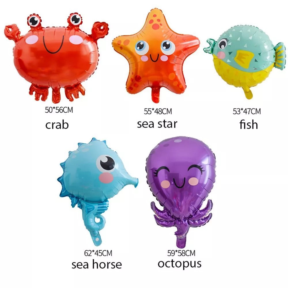 Under the Sea Balloons - Set of 5