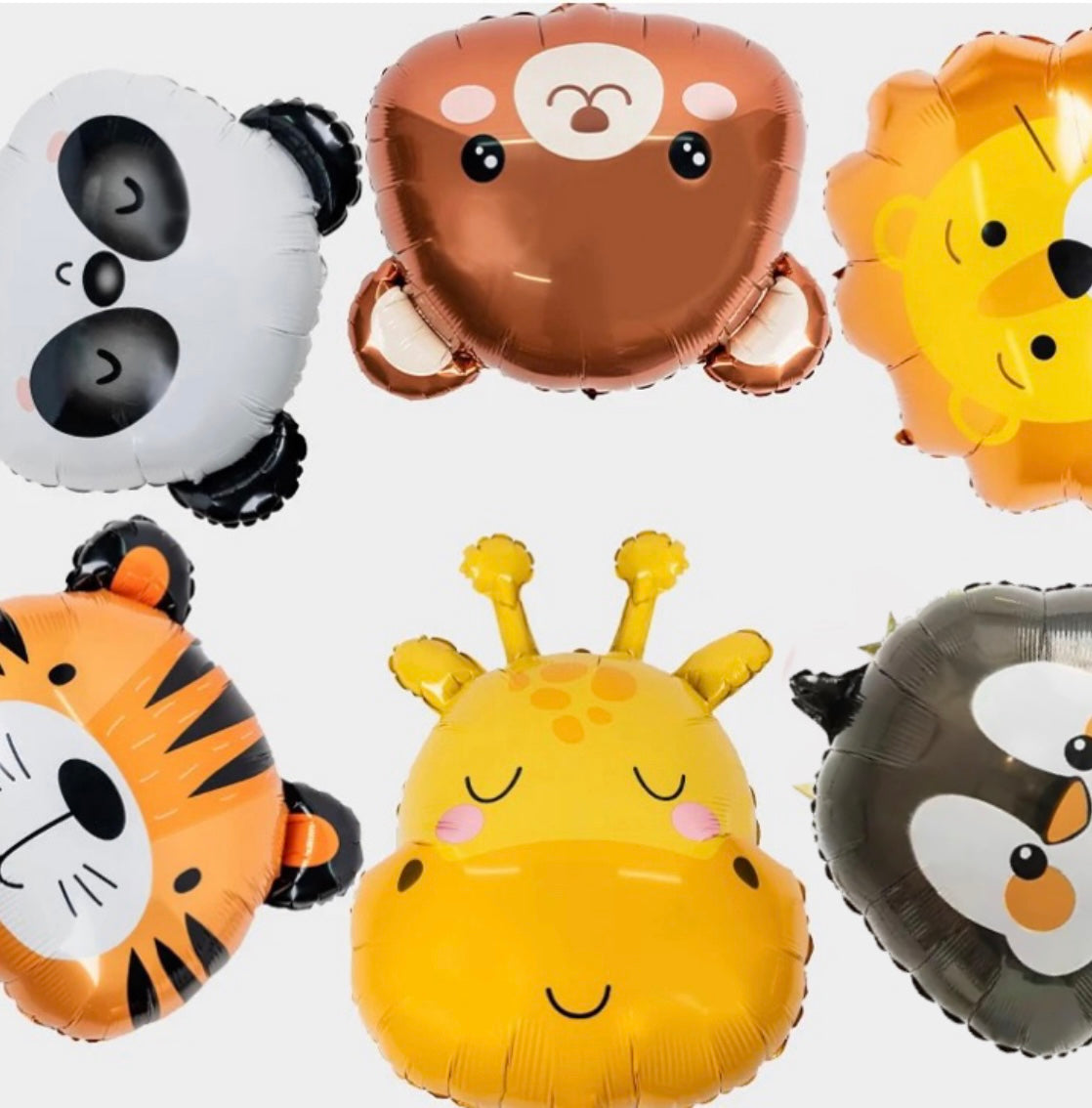 Animal Safari Balloons - Set of 11