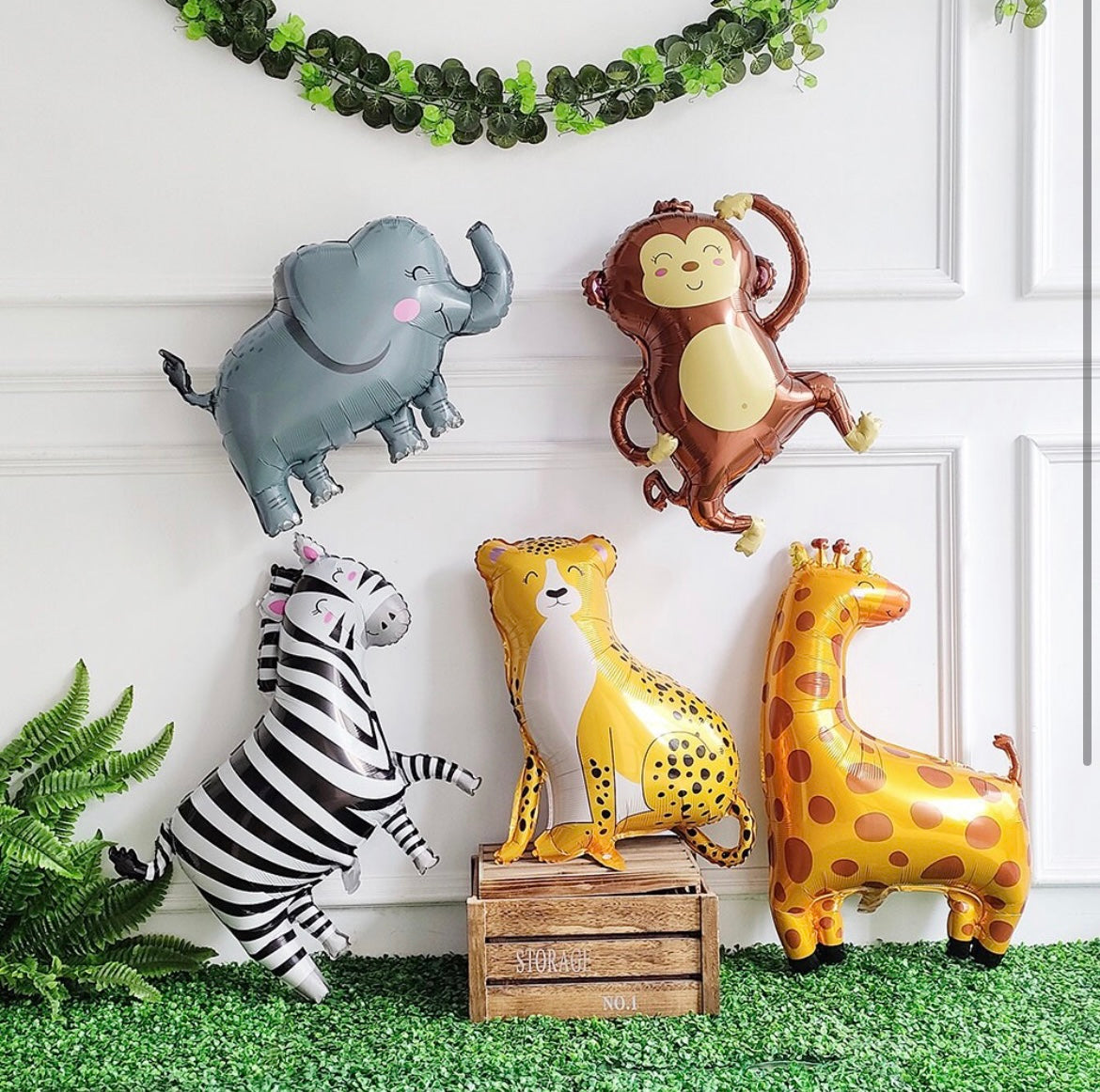 Animal Safari Set of 7 Balloons