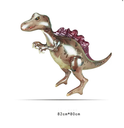 3D Dinosaur Birthday Balloons - Set of 6