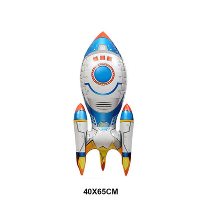 Rocket Balloon 3D Self Standing - 65cm Tall