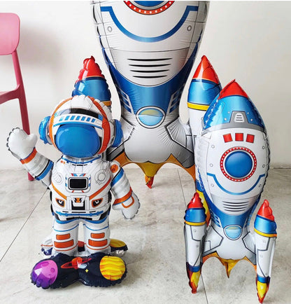 Rocket and Astronaut Balloon Set - All 4