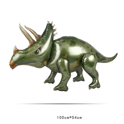 3D Dinosaur Birthday Balloons - Set of 6