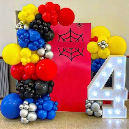 Superhero Balloon Arch - 143 Pieces